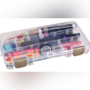 ARTBIN Arts & Crafts Bin Clear Plastic Storage Organizer w Secure Latch 12.5”